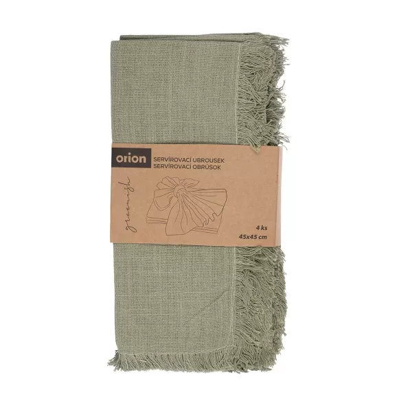 Ubrousek bavlna GREENISH 4 ks 45x45 cm