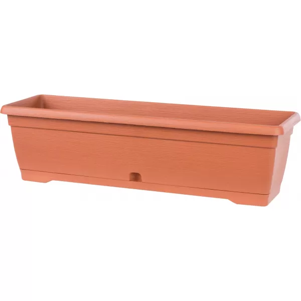 Truhlík Similcotto broušený -cihlová terakota 40cm