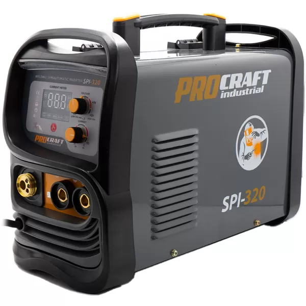 Svařovací poloautomatický invertor (CO2) MIG/MAG, MMA Procraft SPI-320 (20-160A)