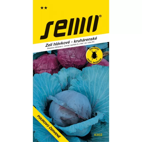 Zelí kruhárenské - Pourovo červ. 0,8g