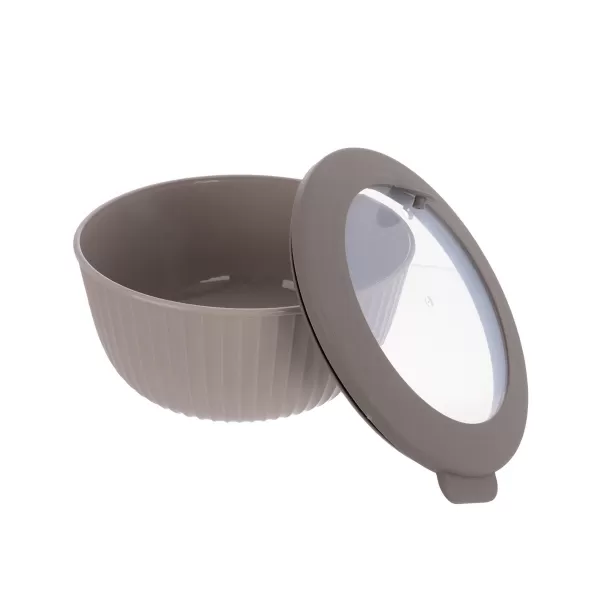 Miska UH+víko Dora pr. 16,5 cm světle hnědá