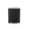 Koš odp. nerez/UH s pedálem Exclusive BLACK 6 l