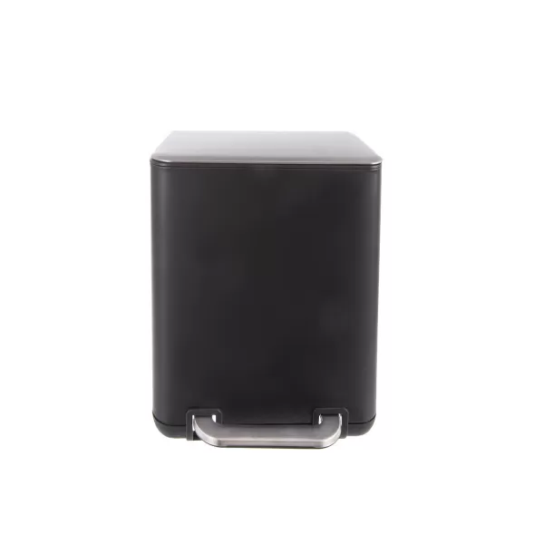 Koš odp. nerez/UH s pedálem Exclusive BLACK 6 l
