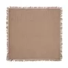 Ubrousek bavlna 4 ks 45x45 cm hnědá