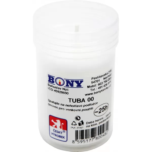 Svíčka tuba 70g