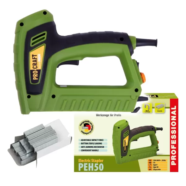 PROCRAFT Elektrická sponkovačka PEH50