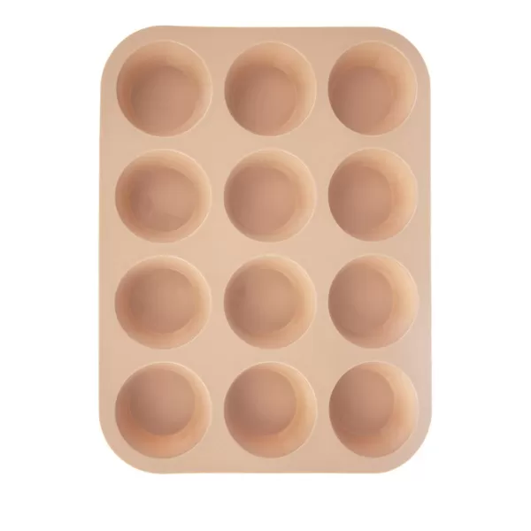 Forma silikon muffiny 12 béžová