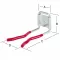 ADOBY Hák pro mop / vysavač HM126 126x60x55x46 mm
