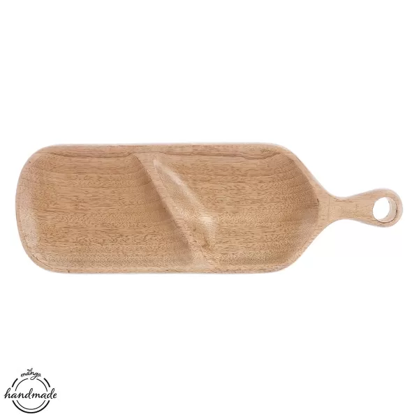 Tác dřevo MANGO 40,5x14 cm dělený