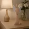 Anděl dřevo MANGO křídla kov v. 32 cm