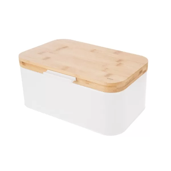 Chlebovka plech/bambus 30x19,5x14,5 cm WHITELINE