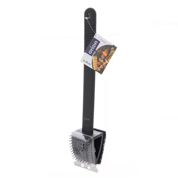 Kartáč nerez/UH na čištění grilu 3v1 38 cm