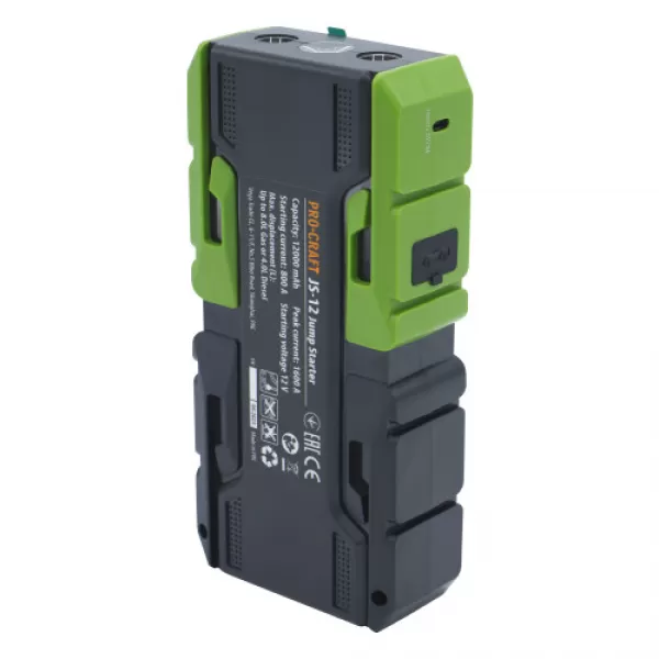 PROCRAFT Startovací zdroj s funkcí powerbanky JS-12NE