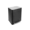 Koš odp. nerez/UH s pedálem Exclusive BLACK 6 l