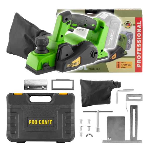 PROCRAFT Aku hoblík PE20BL (bez baterie a nabíječky)