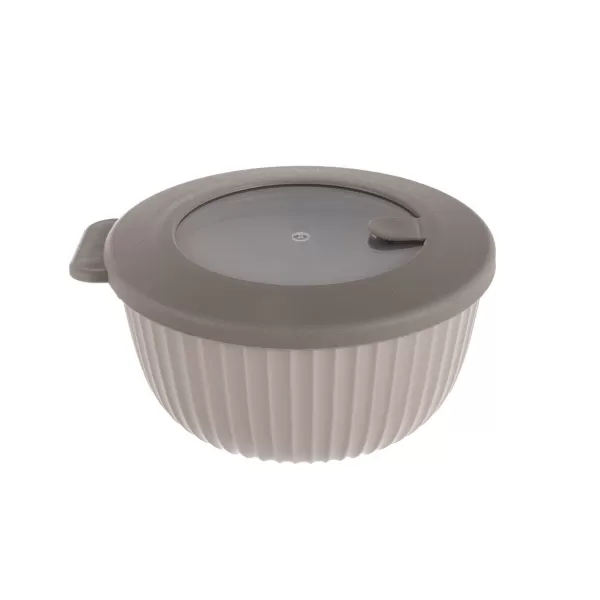 Miska UH+víko Dora pr. 12 cm světle hnědá