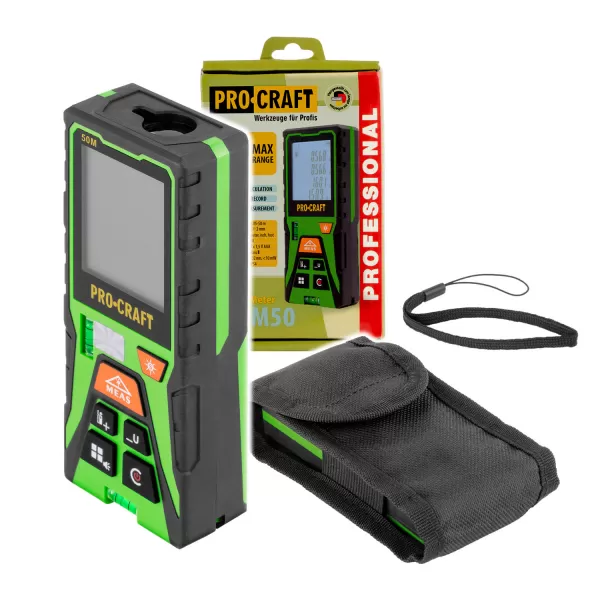 PROCRAFT Laserový měřič vzdálenosti PLDM 50
