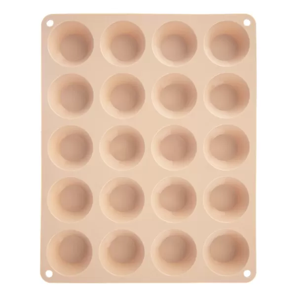 Forma silikon muffiny malé 20 béžová
