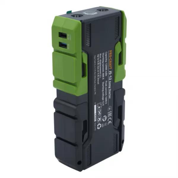 PROCRAFT Startovací zdroj s funkcí powerbanky JS-12NE