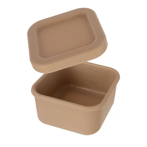 Box silikon mini čtverec 0,16 l 3 ks mix