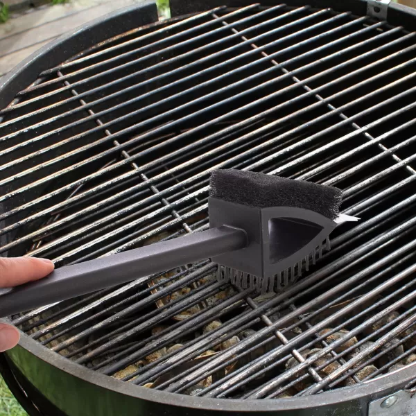 Kartáč nerez/UH na čištění grilu 3v1 38 cm