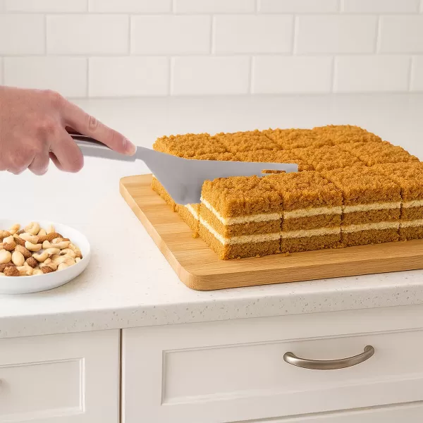 Lopatka-kráječ nerez dortová KITCH 28 cm