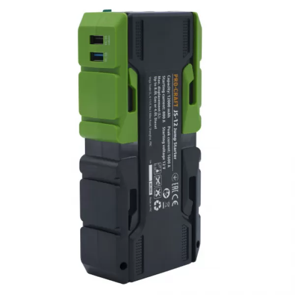 PROCRAFT Startovací zdroj s funkcí powerbanky JS-12NE