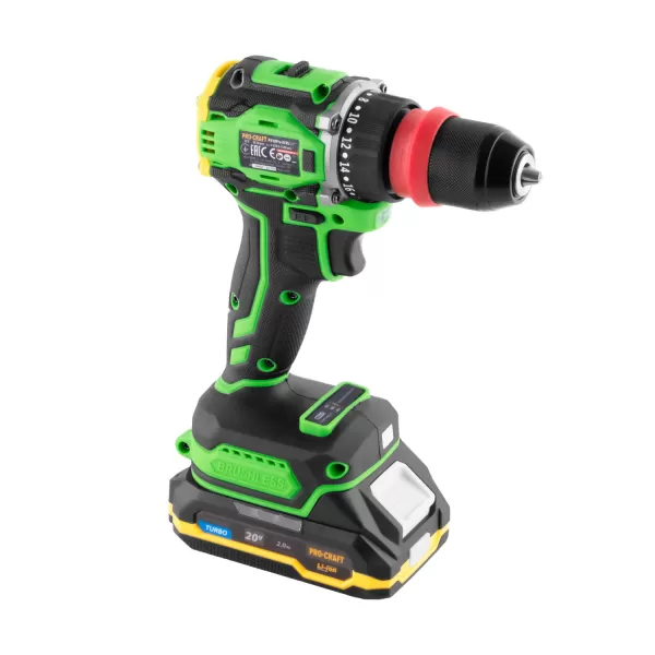 Aku šroubovák Procraft PA18ProDFR2+sada bitů - součást balení