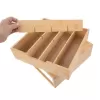 Box-zásobník bambus univerzální 31,5x30x10 cm
