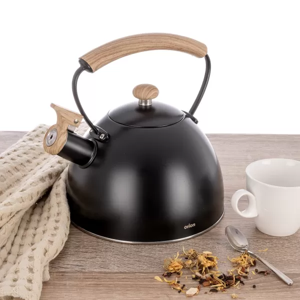 Čajník nerez píšť. BLACK 2,5 l