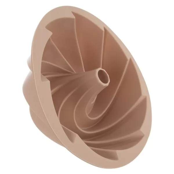 Forma silikon bábovka flower pr. 23,5 cm béžová