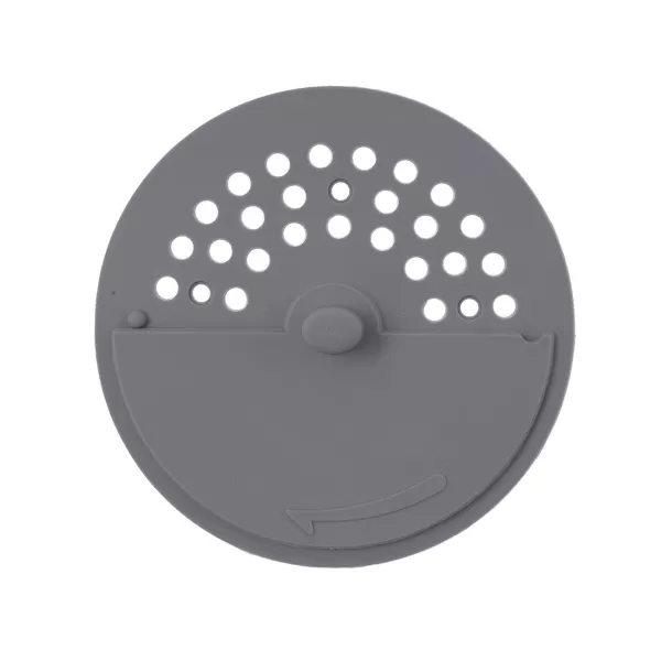 Lapač nečistot-zátka TPE otočný Twist pr. 11 cm šedá