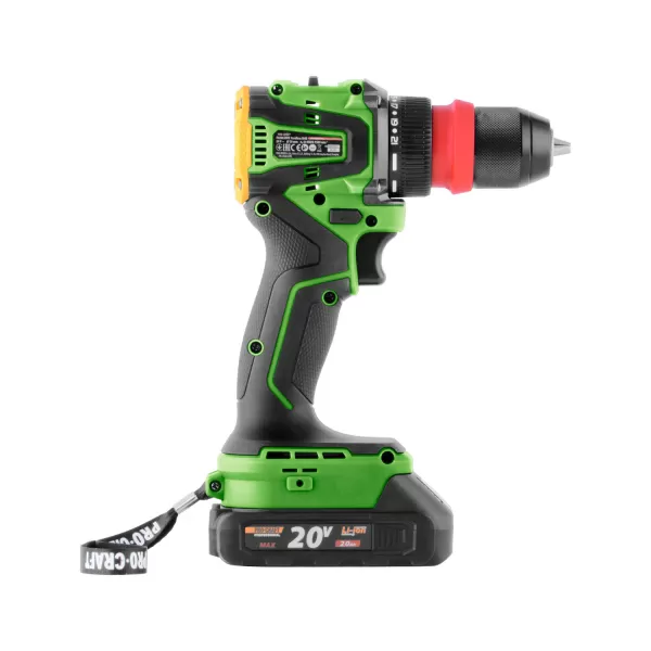 PROCRAFT Aku vrtací šroubovák PA20LiDFR