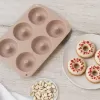 Forma silikon donuty 6 béžová