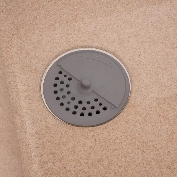 Lapač nečistot-zátka TPE otočný Twist pr. 11 cm šedá
