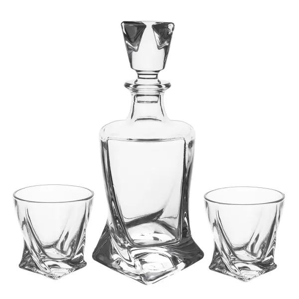 Karafa sklo na whisky 0,77 l+sklenice 0,33 l, 2 ks Imperial