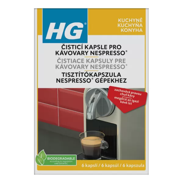 HG678000127 - HG čistící kapsle pro kávovary NESPRESSO