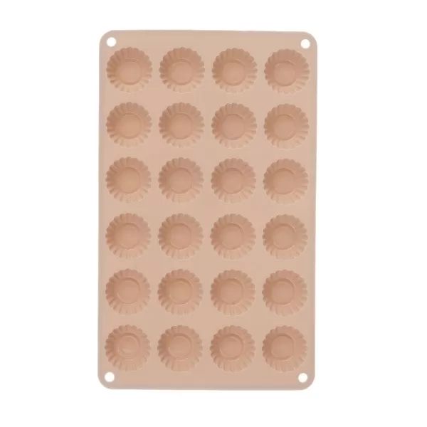 Forma silikon košíčky mini 24 béžová