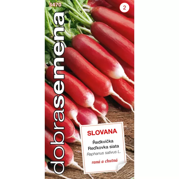 Dobrá semena Ředkvička čb. - Slovana rychl, raná 4g
