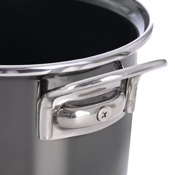 Kastrol smalt METALIC Lem 4,5 l poklice sklo
