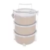 Jídlonosič smalt Lem+UH víka 3x1,4 l, pr. 16,5 cm