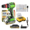 Aku šroubovák Procraft PA18ProDFR2+sada bitů - součást balení