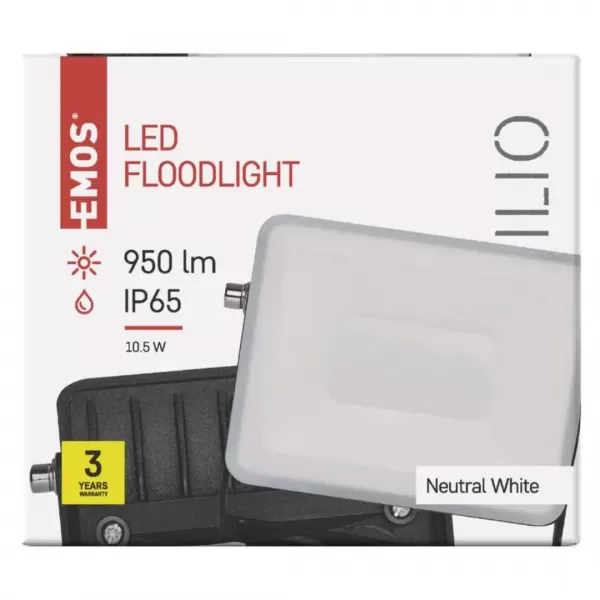 EMOS Reflektor LED ILIO 10,5W 950lm IP65 NW ZS2510