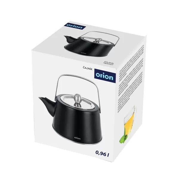 Čajník nerez BLACK 0,96 l