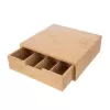 Box-zásobník bambus univerzální 31,5x30x10 cm