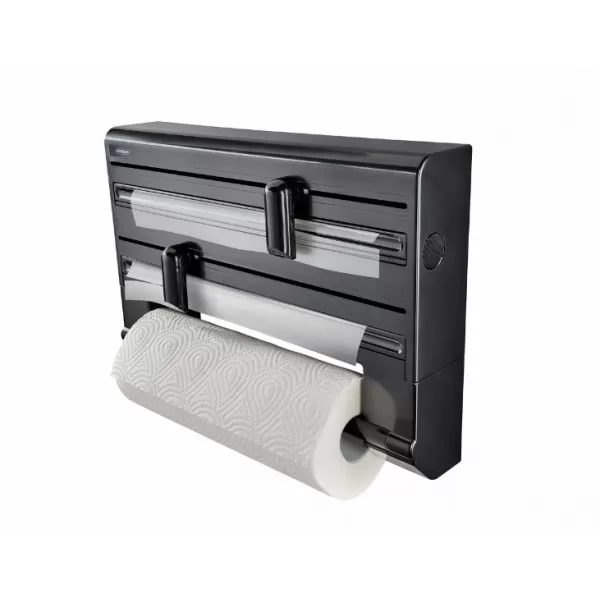 Nástěnný držák rolí Parat Black LEIFHEIT 25794