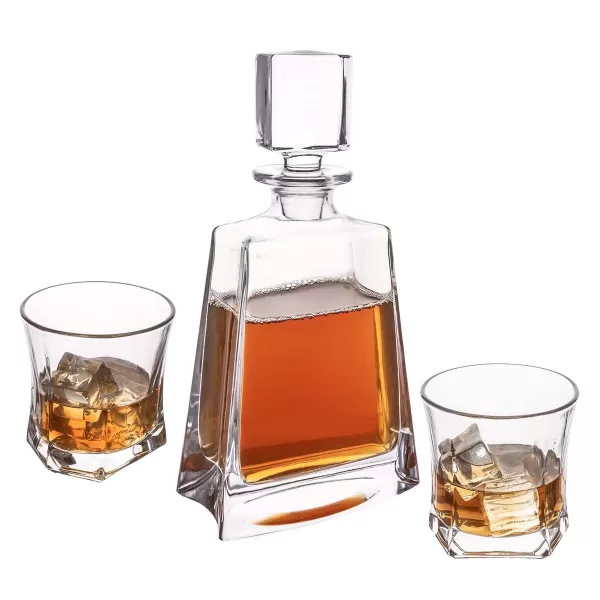 Karafa sklo na whisky 0,78 l+sklenice 0,31 l, 2 ks Imperial robust