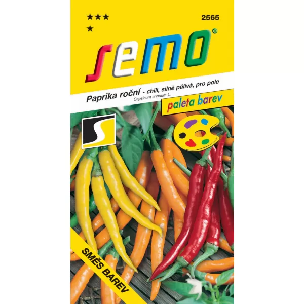 Paprika zel. pálivá chili - směs barev 0,4g - série PALETA /SHU 50 000/