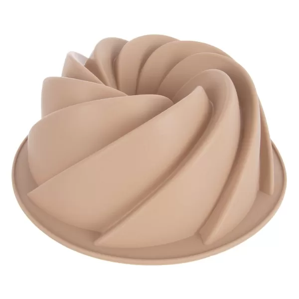 Forma silikon bábovka flower pr. 23,5 cm béžová