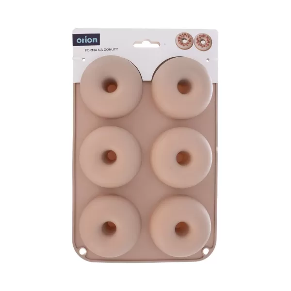 Forma silikon donuty 6 béžová